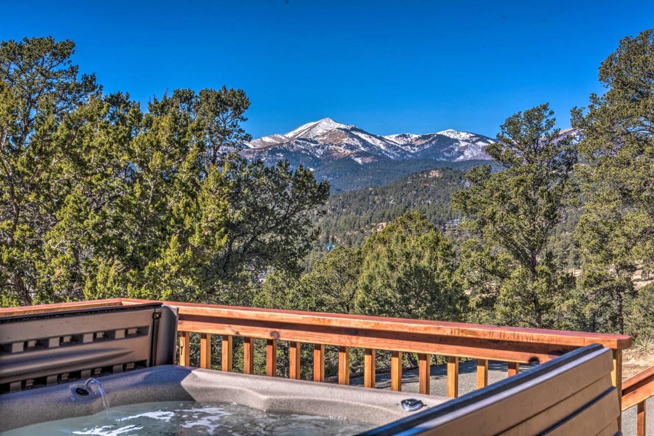 Villa Mountains Majesty Cabin With Hot Tub And Mtn Views! à Ruidoso Extérieur photo