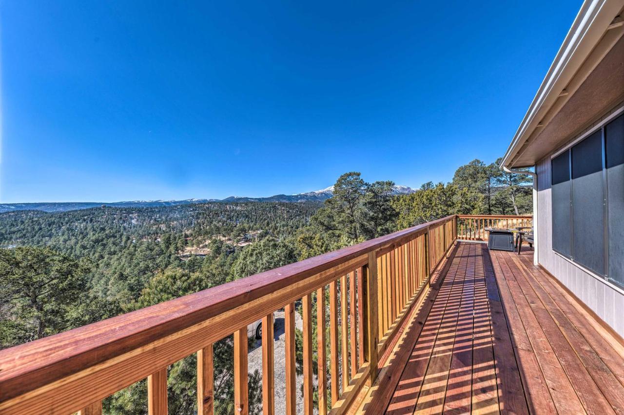 Villa Mountains Majesty Cabin With Hot Tub And Mtn Views! à Ruidoso Extérieur photo