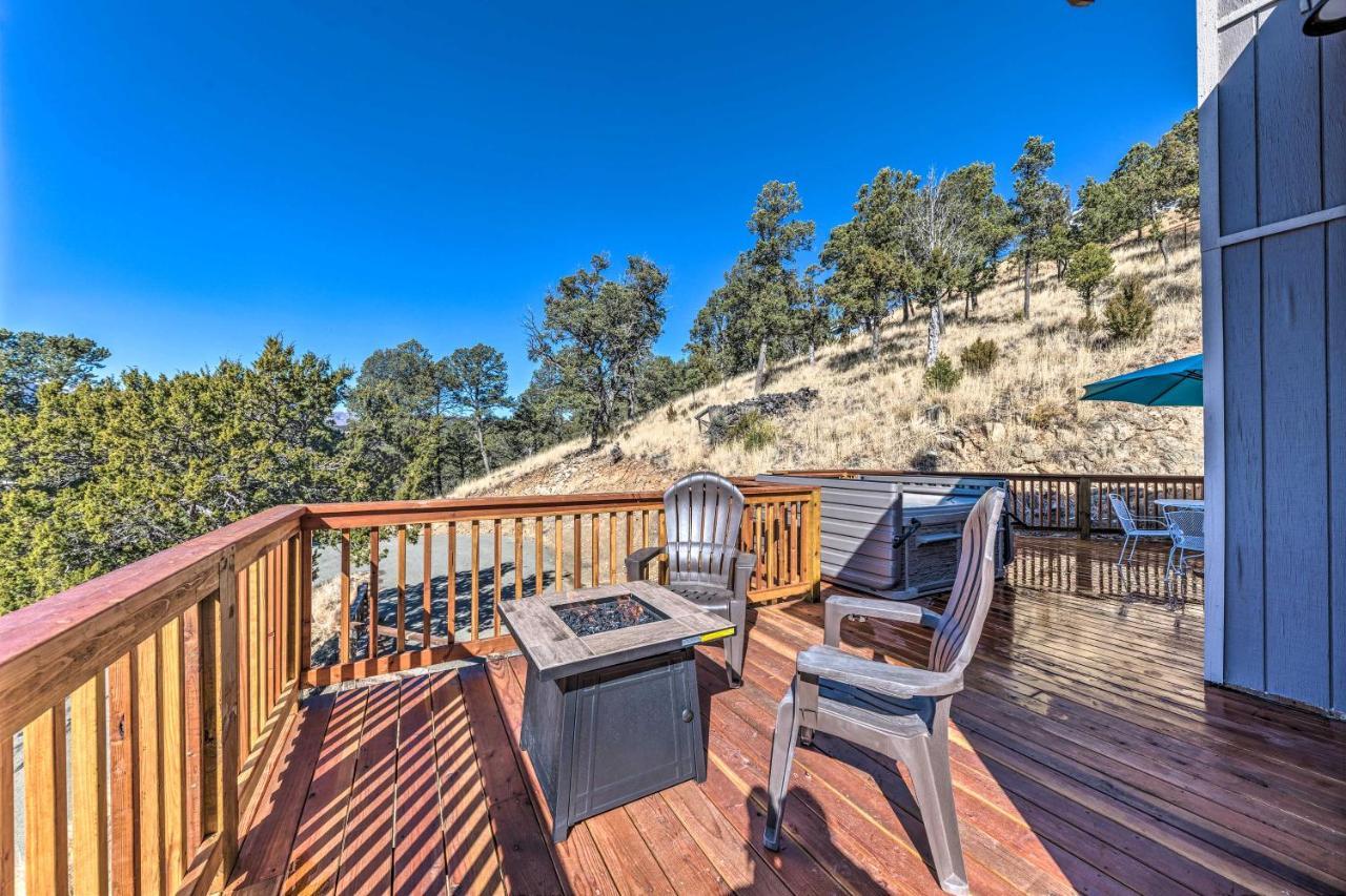 Villa Mountains Majesty Cabin With Hot Tub And Mtn Views! à Ruidoso Extérieur photo