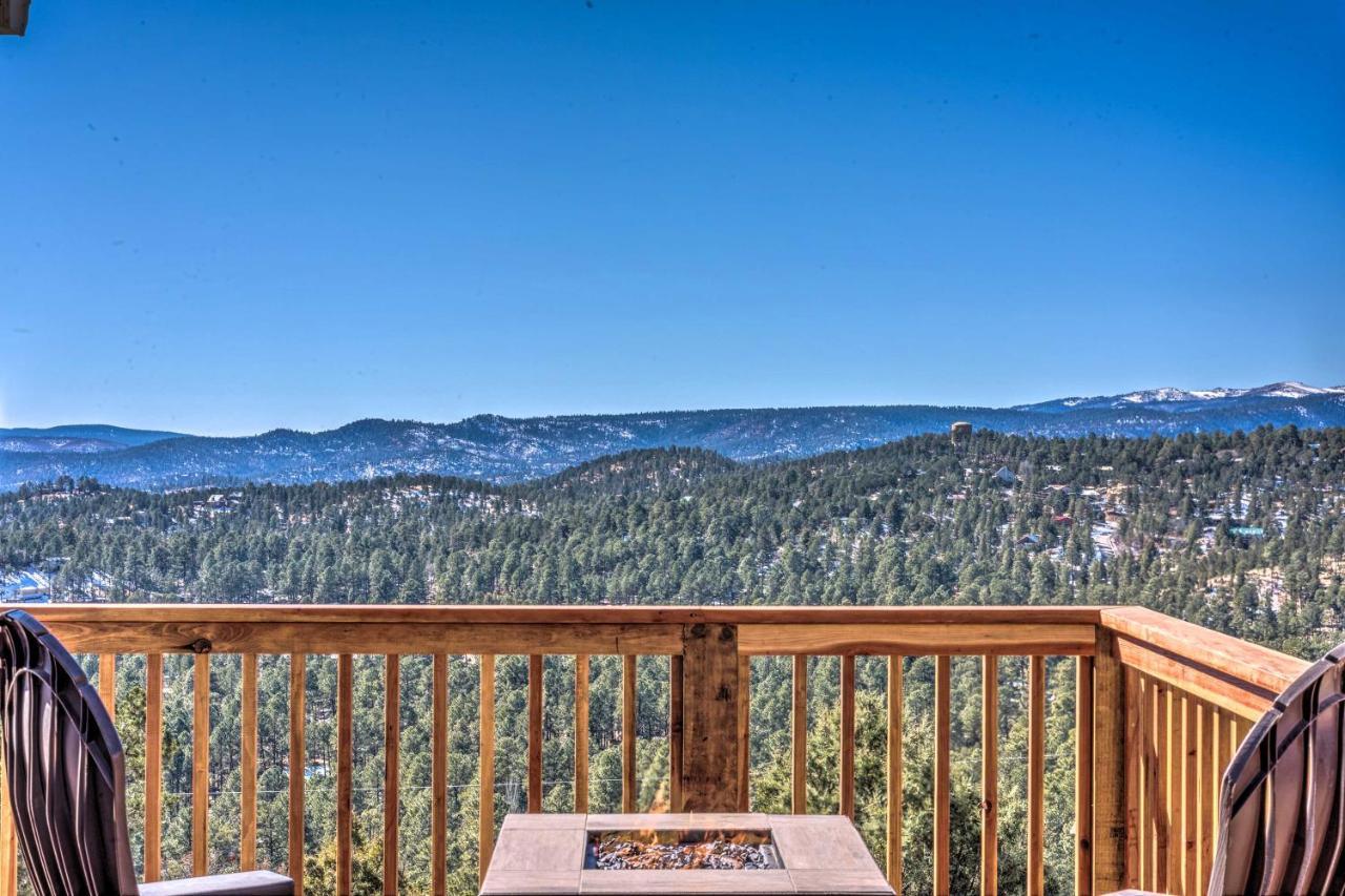 Villa Mountains Majesty Cabin With Hot Tub And Mtn Views! à Ruidoso Extérieur photo