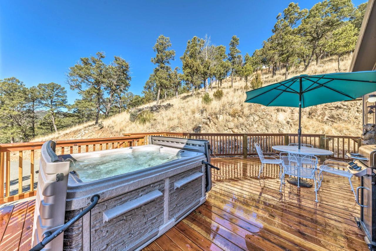 Villa Mountains Majesty Cabin With Hot Tub And Mtn Views! à Ruidoso Extérieur photo